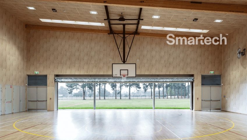 Smartech Richmond High School Folding Door 05b