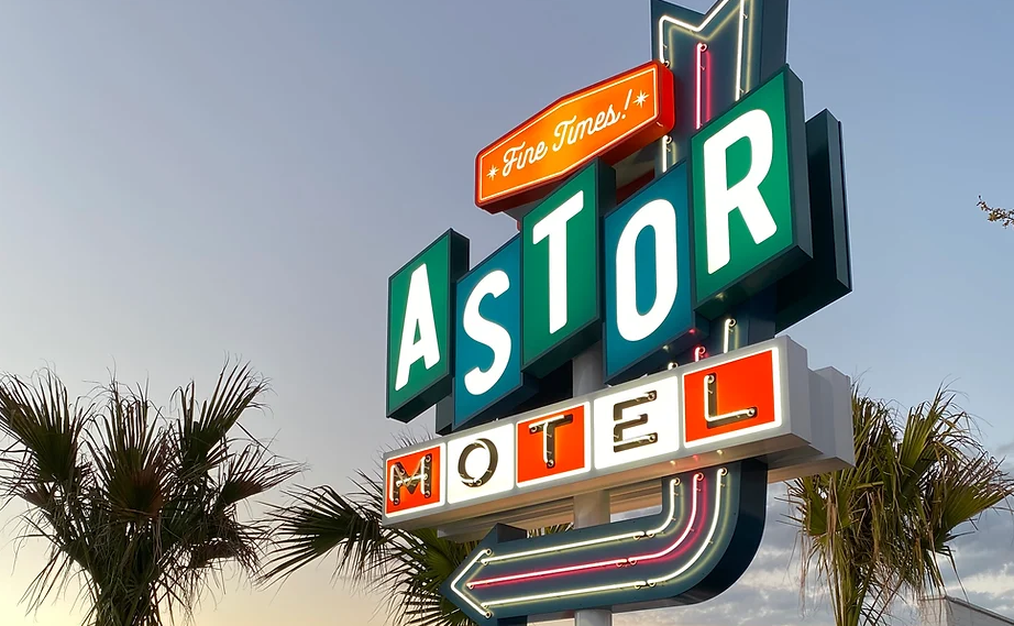 Astor Hotel Sign